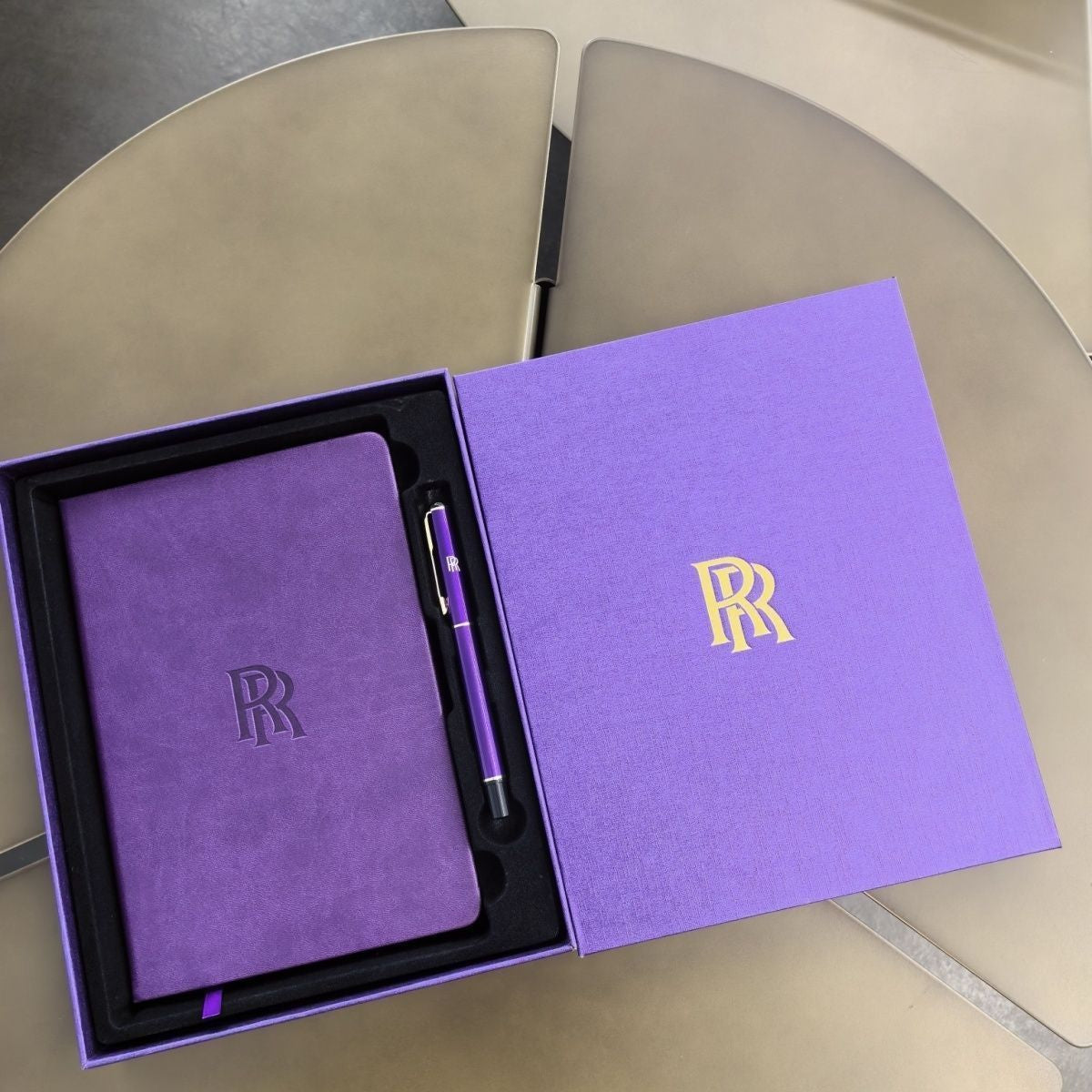 Coffret cadeau bloc-note et stylo "Rolls-Royce"