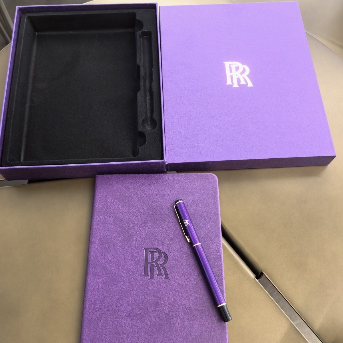 Coffret cadeau bloc-note et stylo "Rolls-Royce"